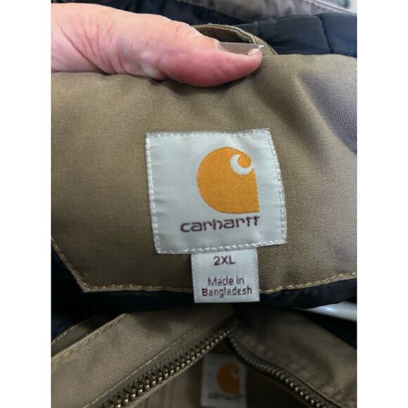 Carhartt Quick Duck Woodward Jacket, brown, 2XL, utility, cold weather, heavy - Picture 6 of 10